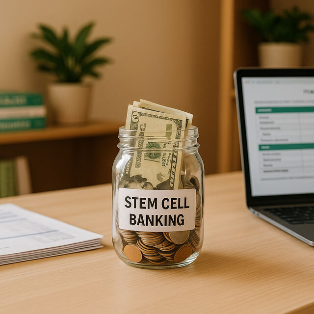 Stem Cell Banking Savings Jar