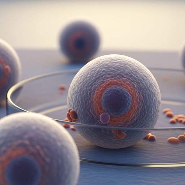 Ai generated image of stem cells